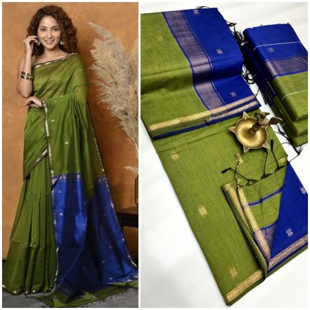 Maheshwari Cotton Silk Saree