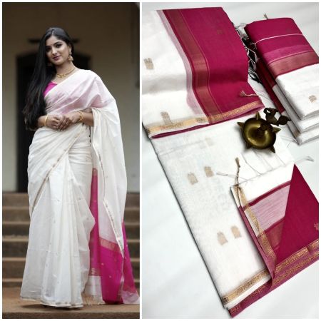 Maheshwari Cotton Silk Saree