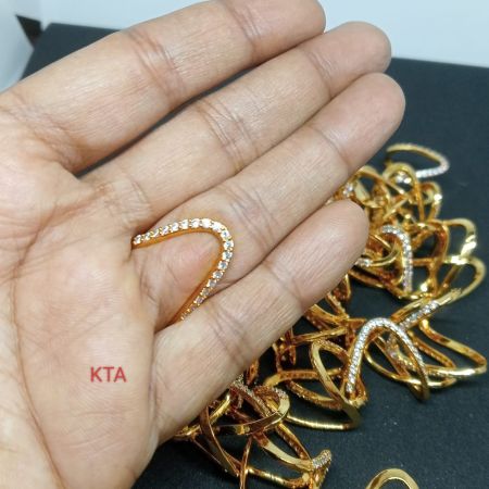 One Gram Gold vanki ring