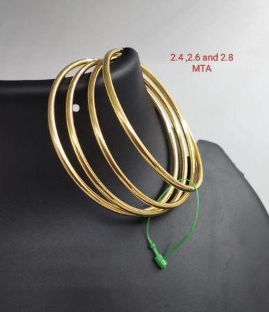 One Gram Gold plain bangles