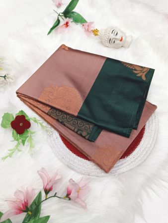 Semi kanchi saree