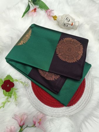 Semi kanchi saree