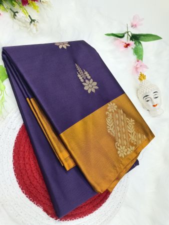 Semi kanchi saree