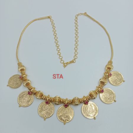 Laxmi coin necklace