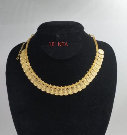 Short Laxmi Kasu Necklace