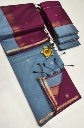 Maheshwari Cotton Silk Saree