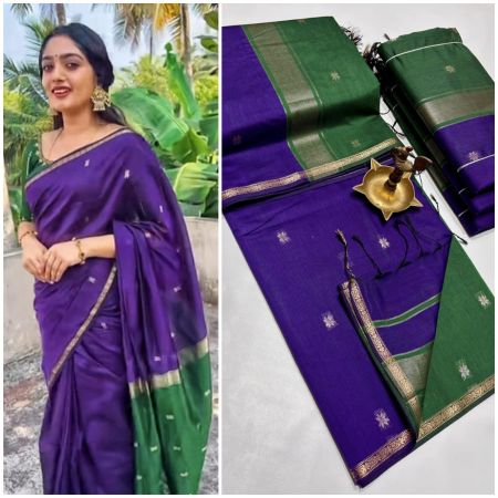 Maheshwari Cotton Silk Saree