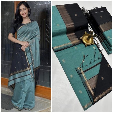 Maheshwari Cotton Silk Saree