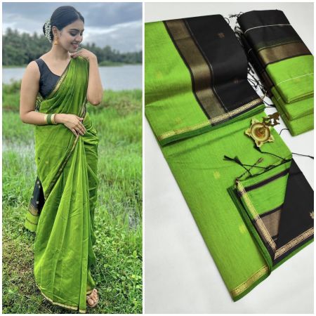 Maheshwari Cotton Silk Saree