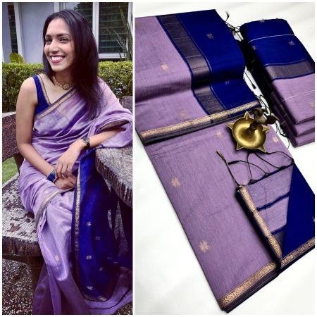 Maheshwari Cotton Silk Saree